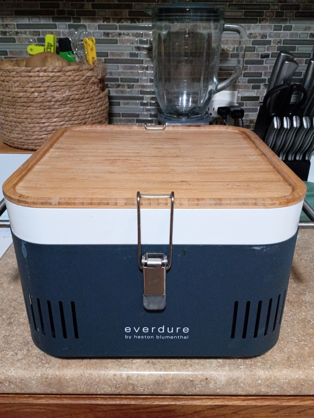 Everdure Portable Grill with Bamboo Lid